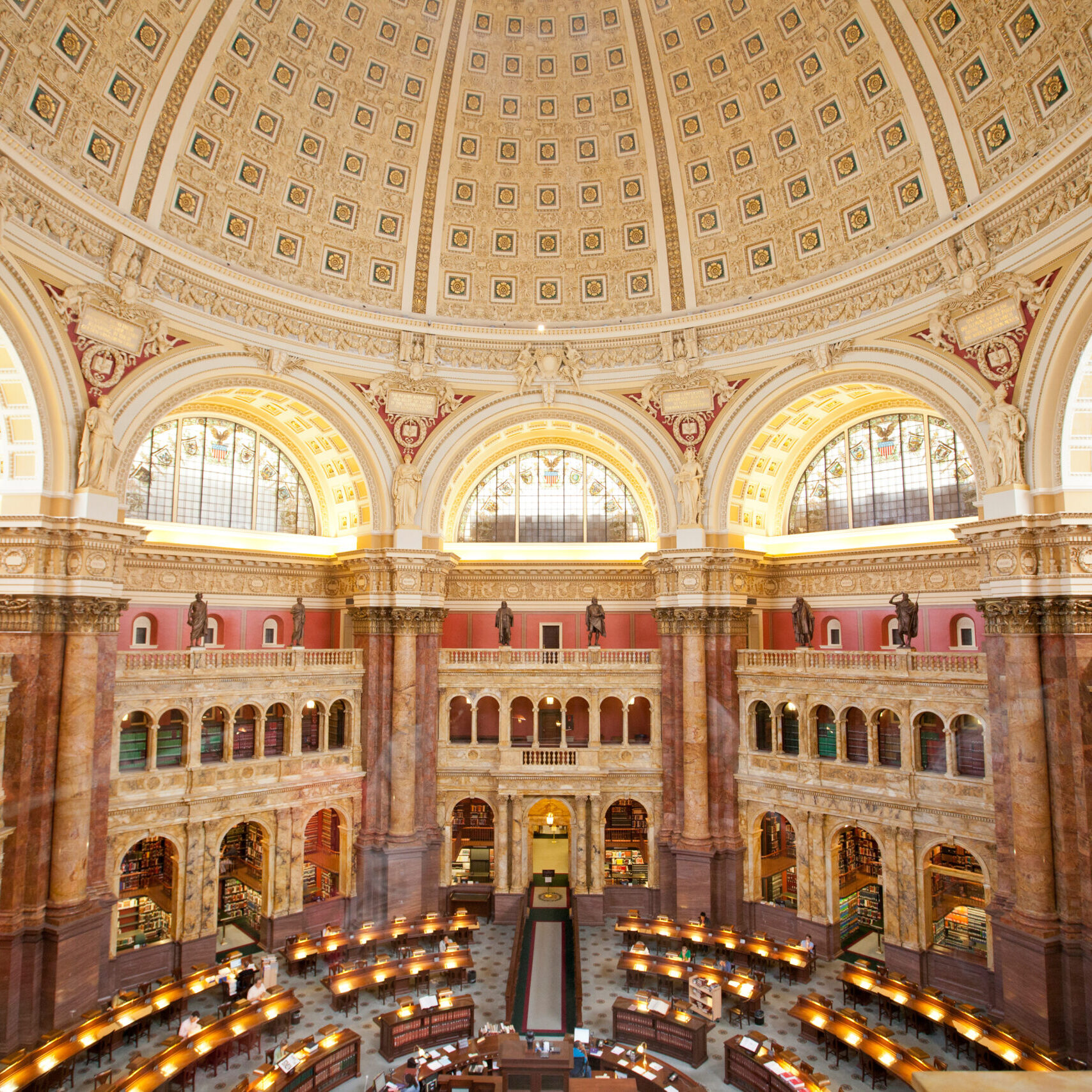 the library of congress building in washington dc